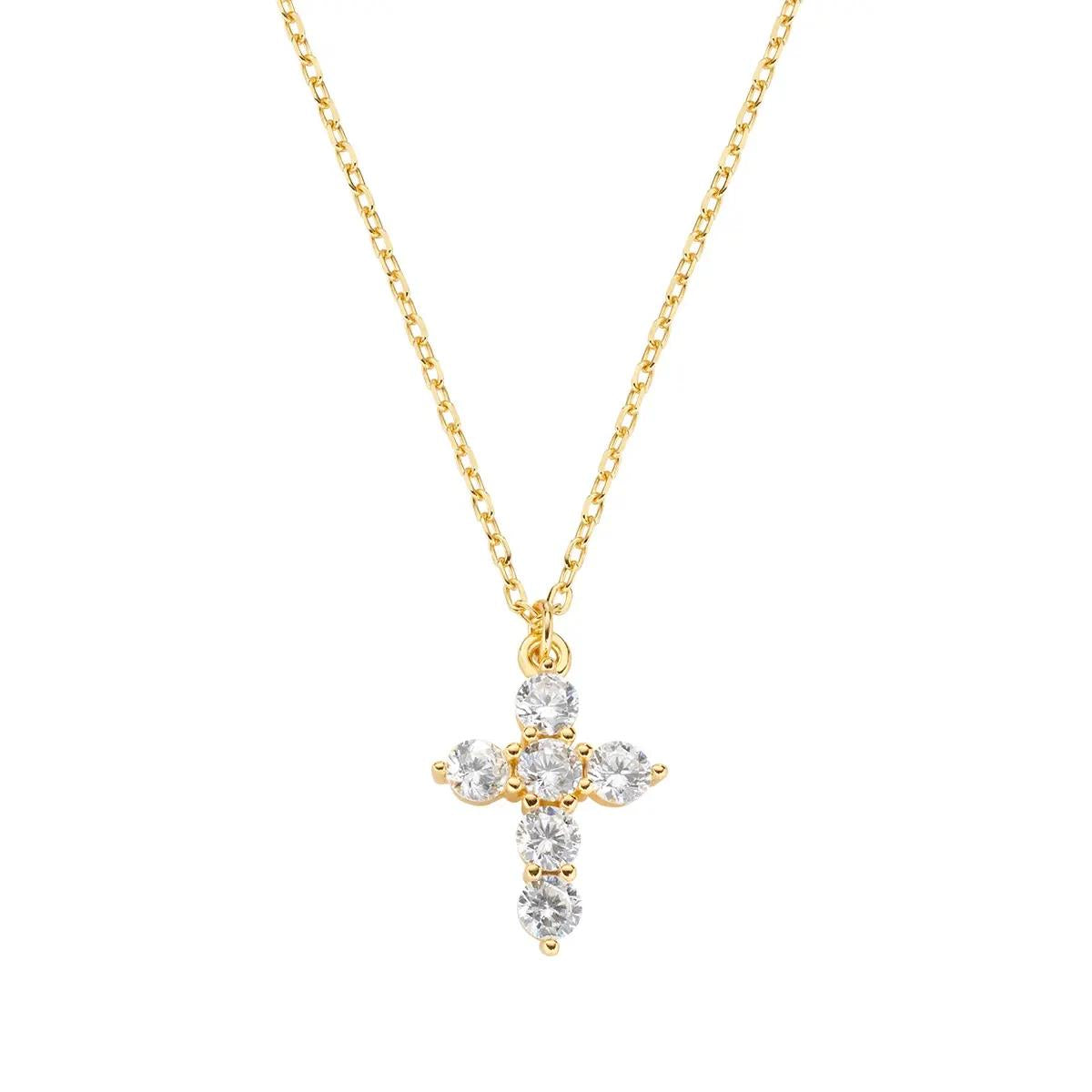 Colar Amen Cross Gold - Ana Joalheiros