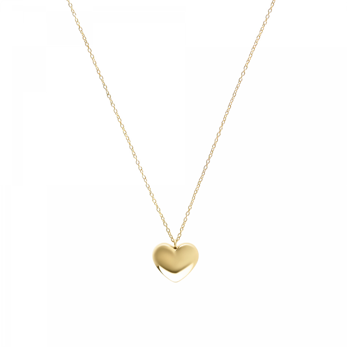 Colar One Joalharia Neckmess Heart Big Gold - Ana Joalheiros