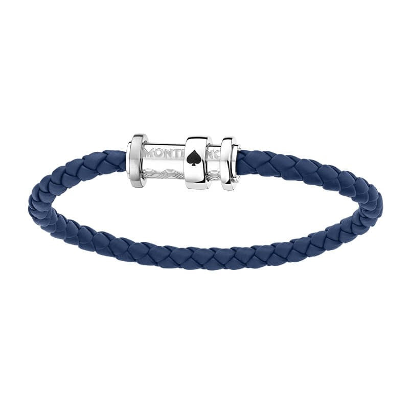 MONT BLANC ACO Pulseira AW80D Spade 63 Leather Esm. - Ana Joalheiros