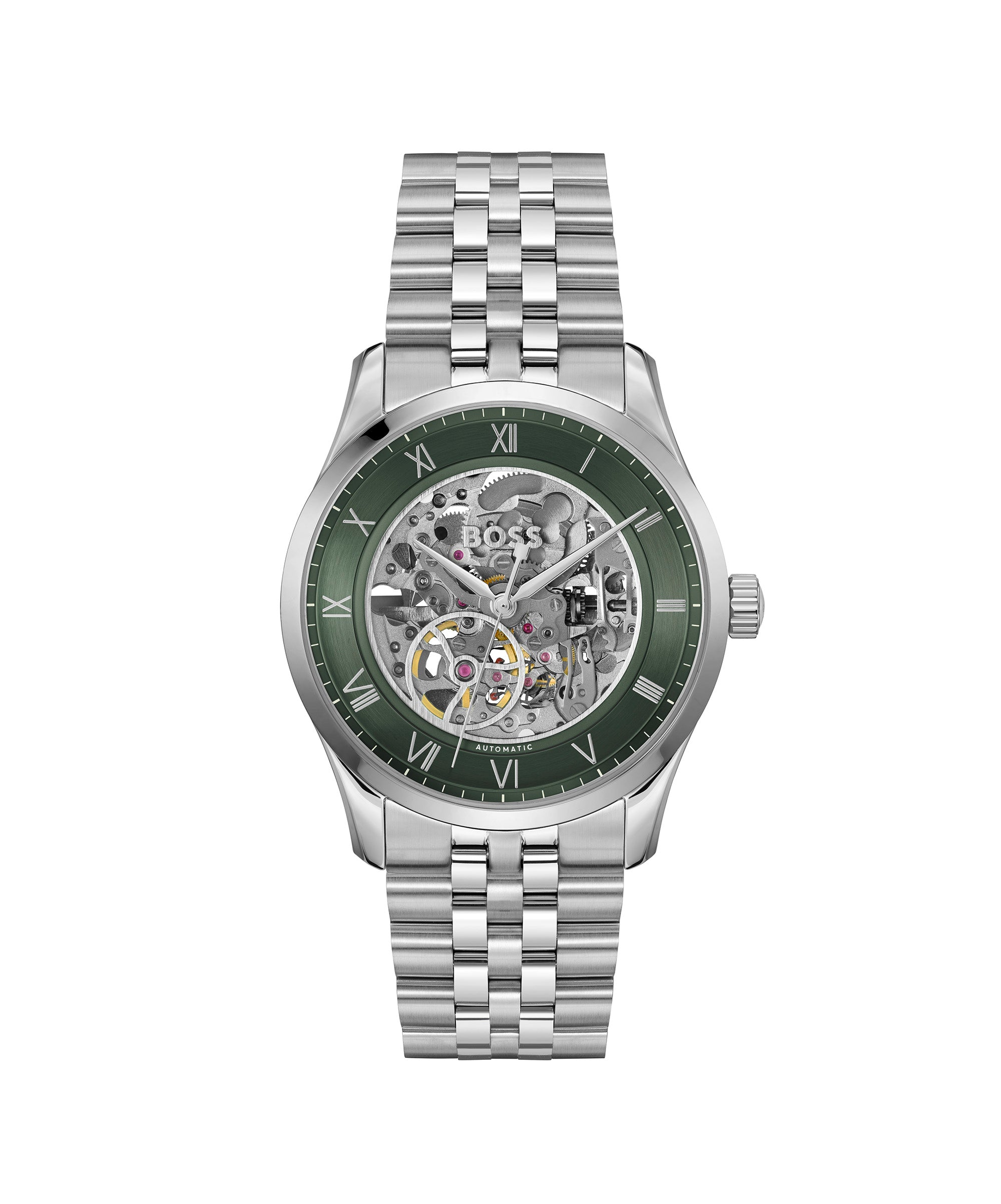 Relógio Boss Principle skeleton