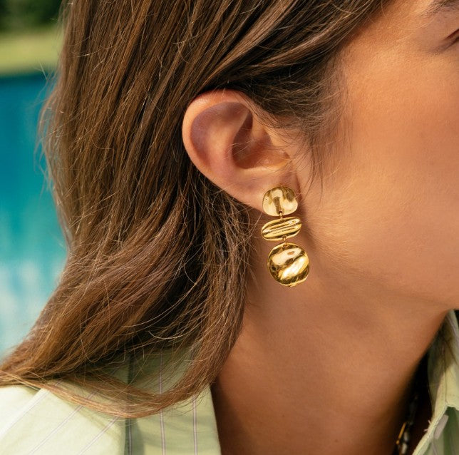 Brincos One Senhora Dune Gold