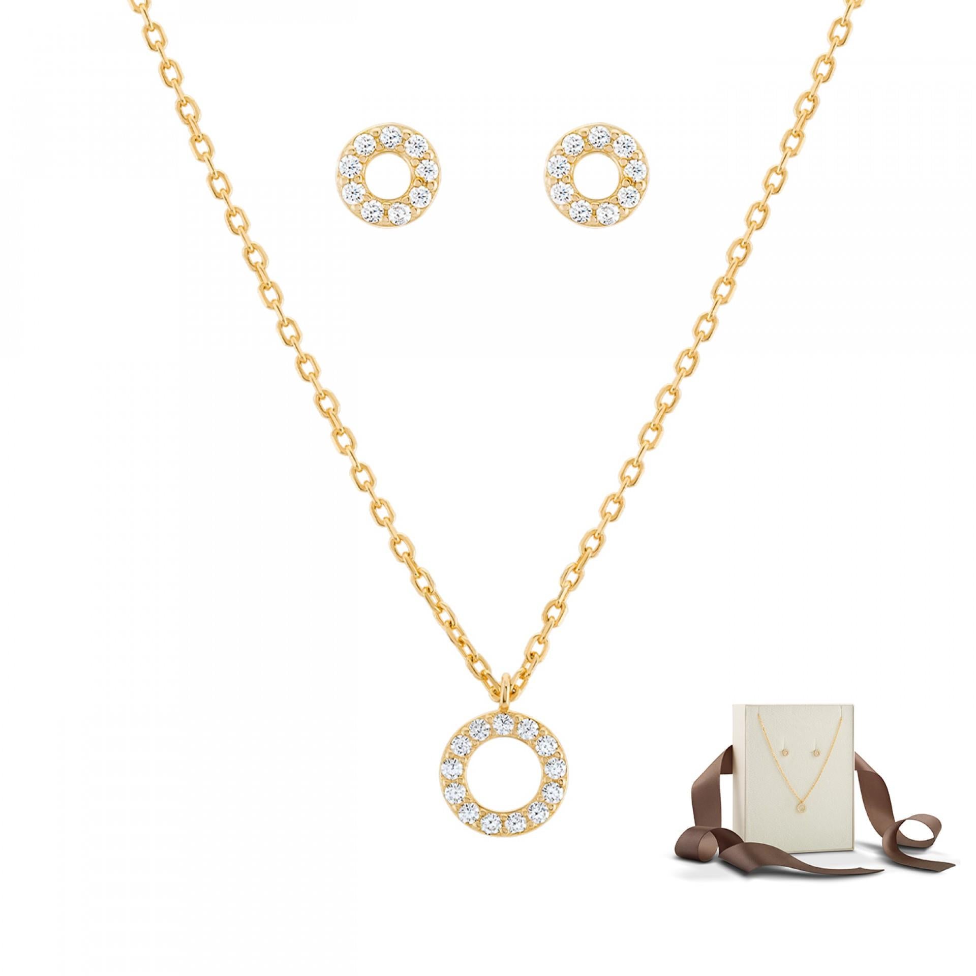 Colar PACK UNIKE CLASSY & CHIC CIRCLE GOLD - Ana Joalheiros