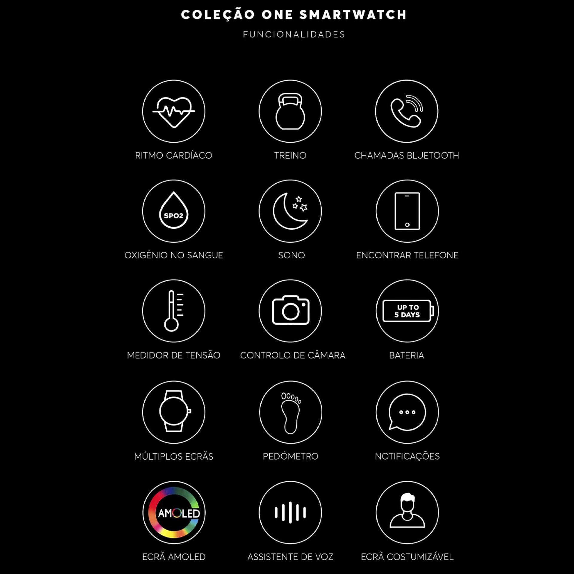 Smartwatch One Men SportyCall Blue - Ana Joalheiros