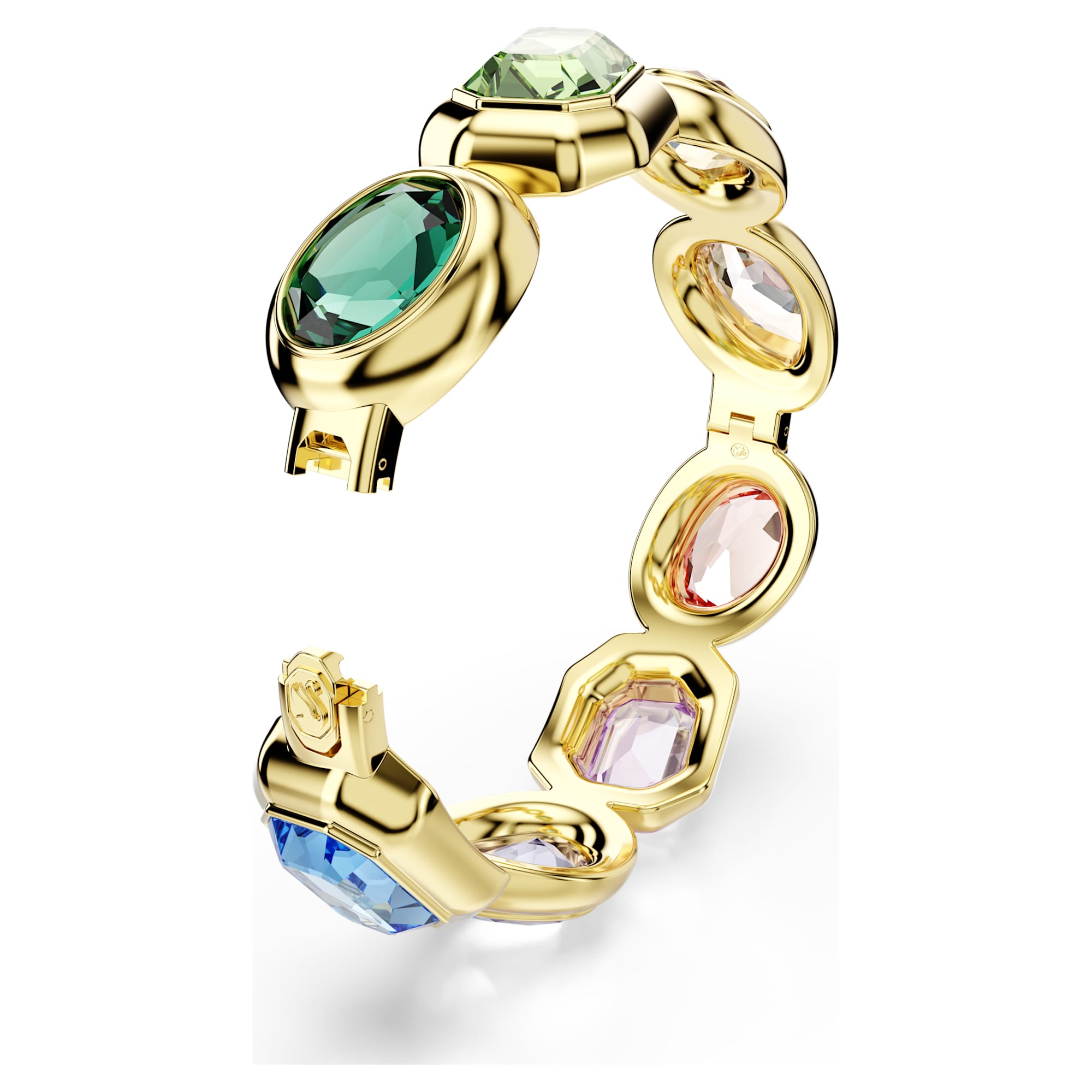 Pulseira Swarovski Cristais Multicolor