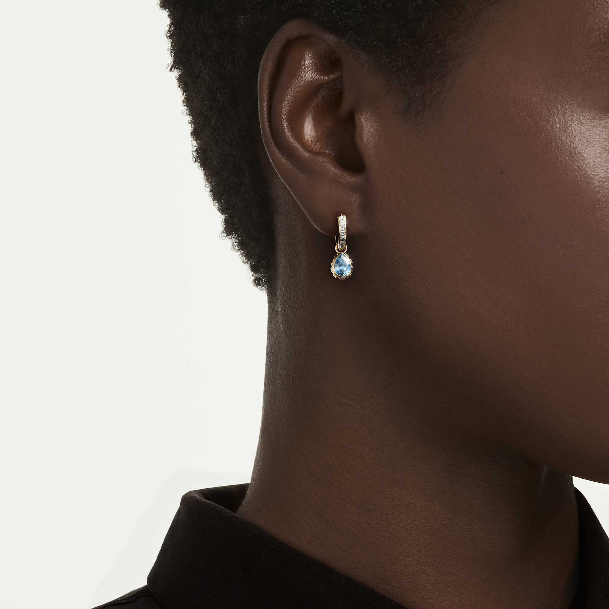 Brincos Swarovski Azuis