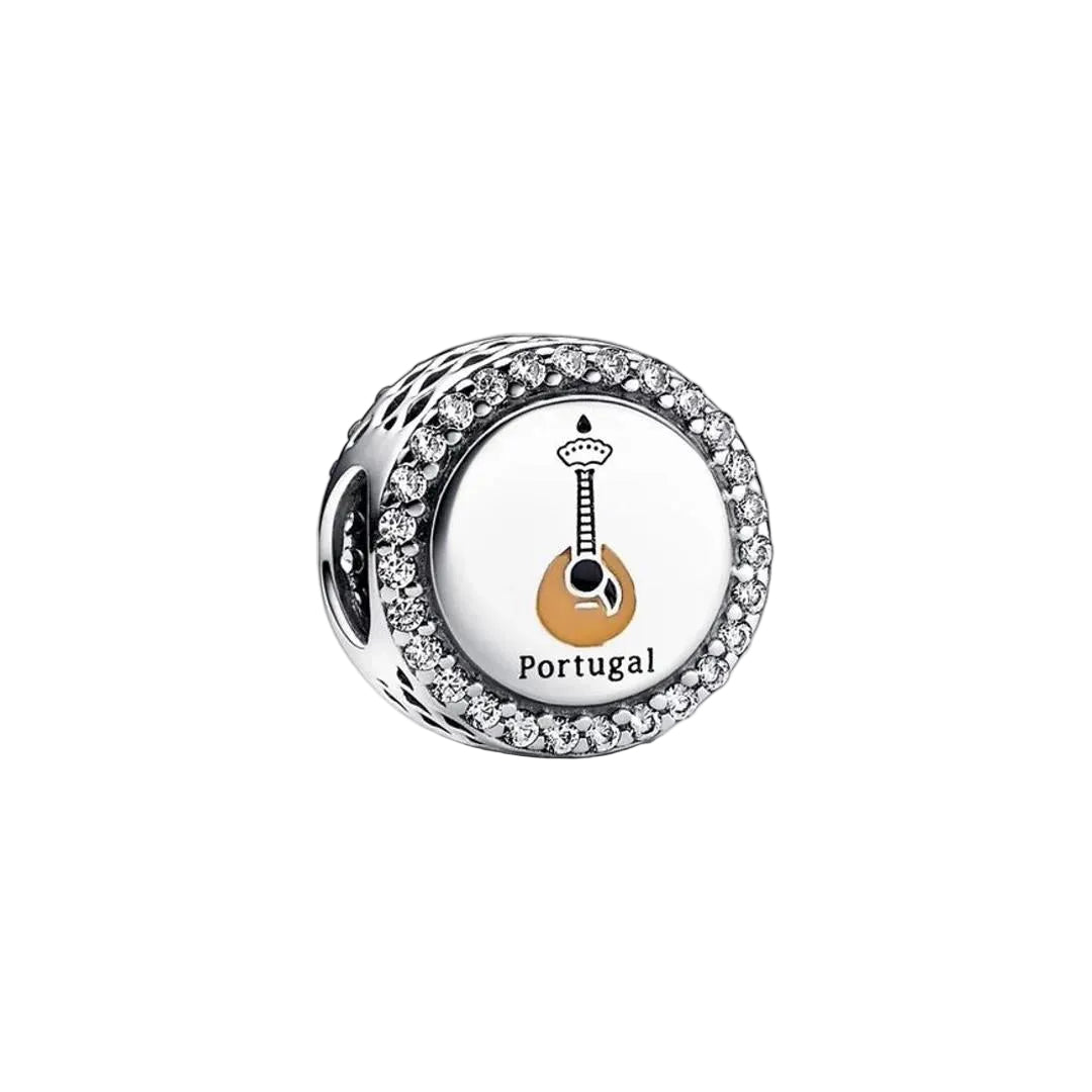 Conta Pandora Portuguese Guitar - Ana Joalheiros