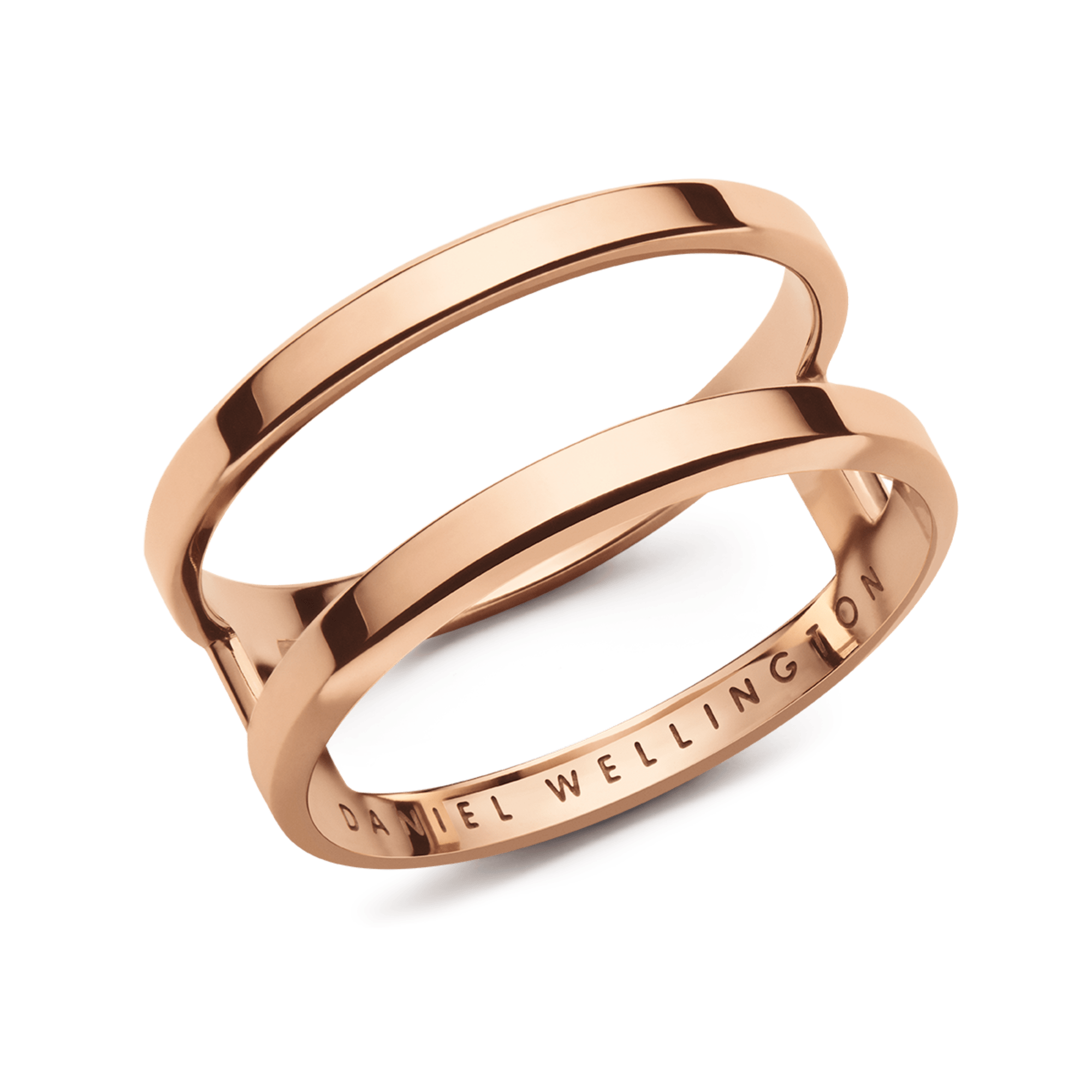 Anel Daniel Wellington Elan Dual Cobreado
