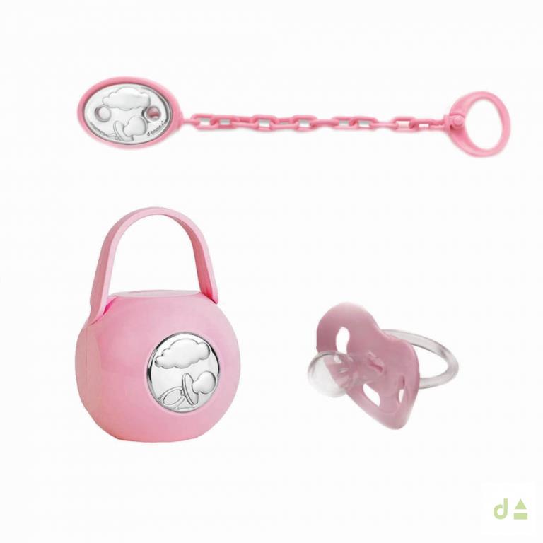 Set Dhome Porta + Corrente Chupeta - Ana Joalheiros