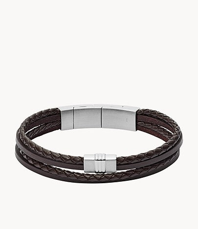 Pulseira Fossil Brown Multi Strand - Ana Joalheiros