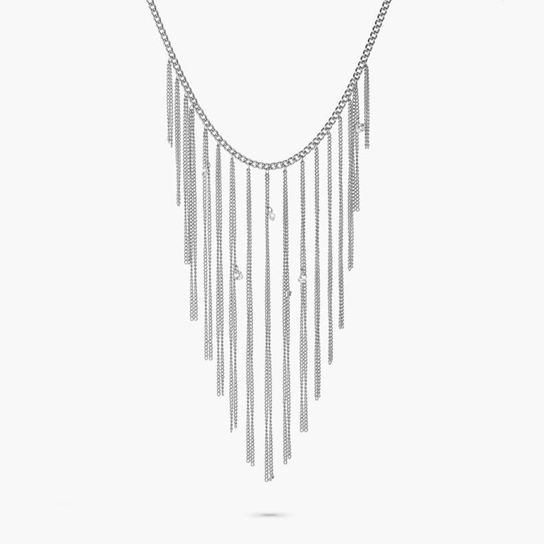 Colar Mulher Myfair Fringe Prata - Ana Joalheiros