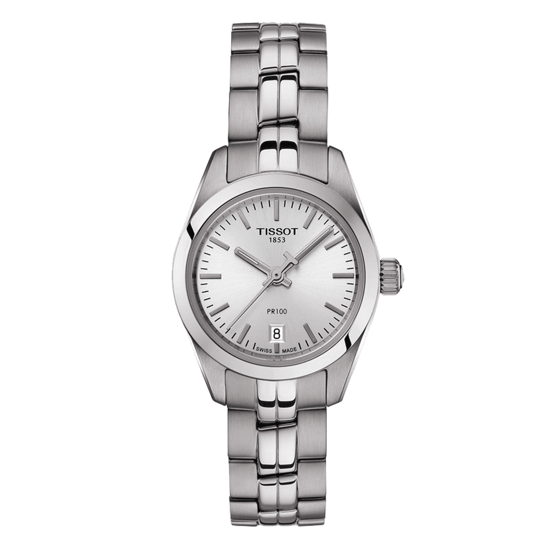 Relógio Tissot 100 SMALL LADY SILVER STEEL - Ana Joalheiros