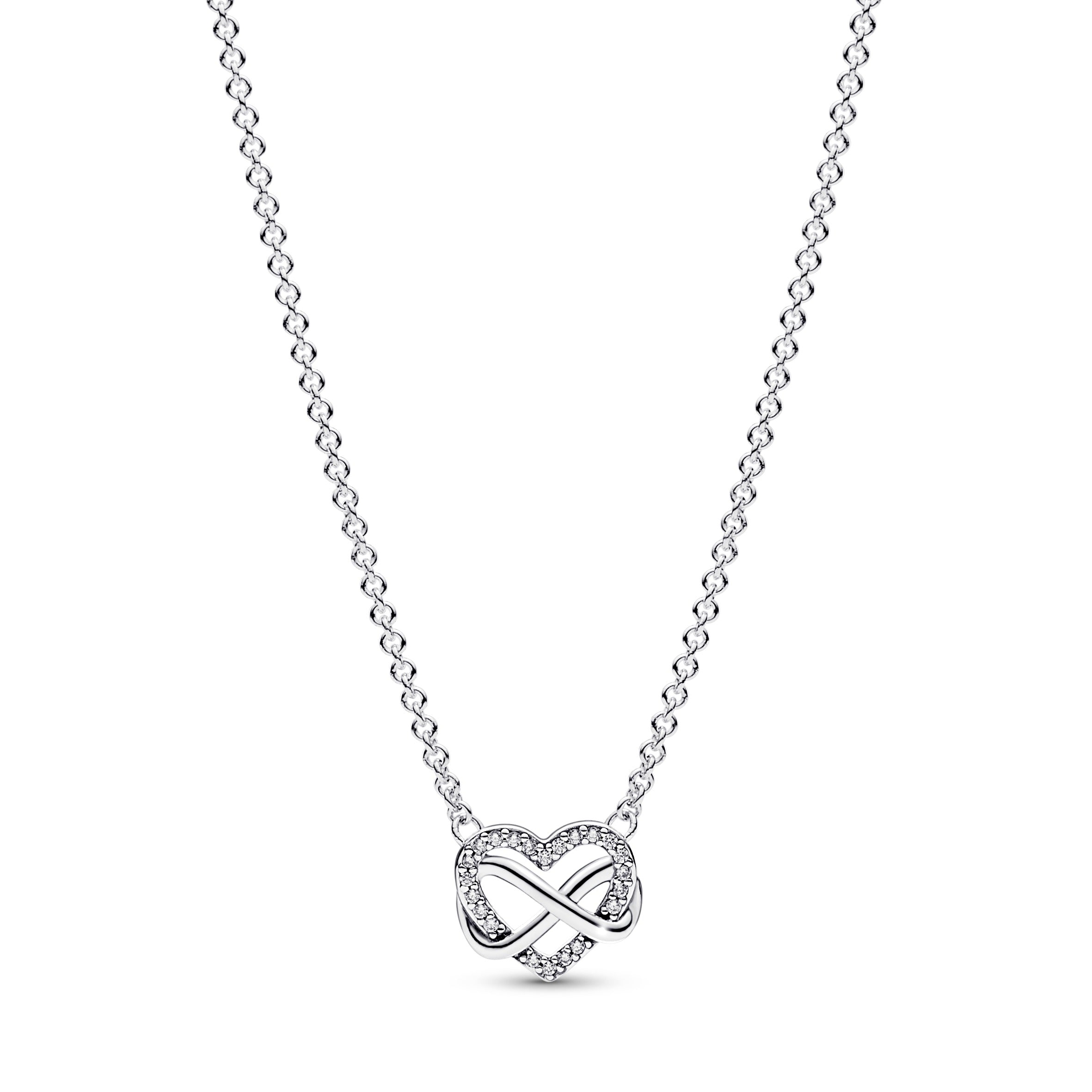 Colar Pandora Sparkling Infinity Heart - Ana Joalheiros