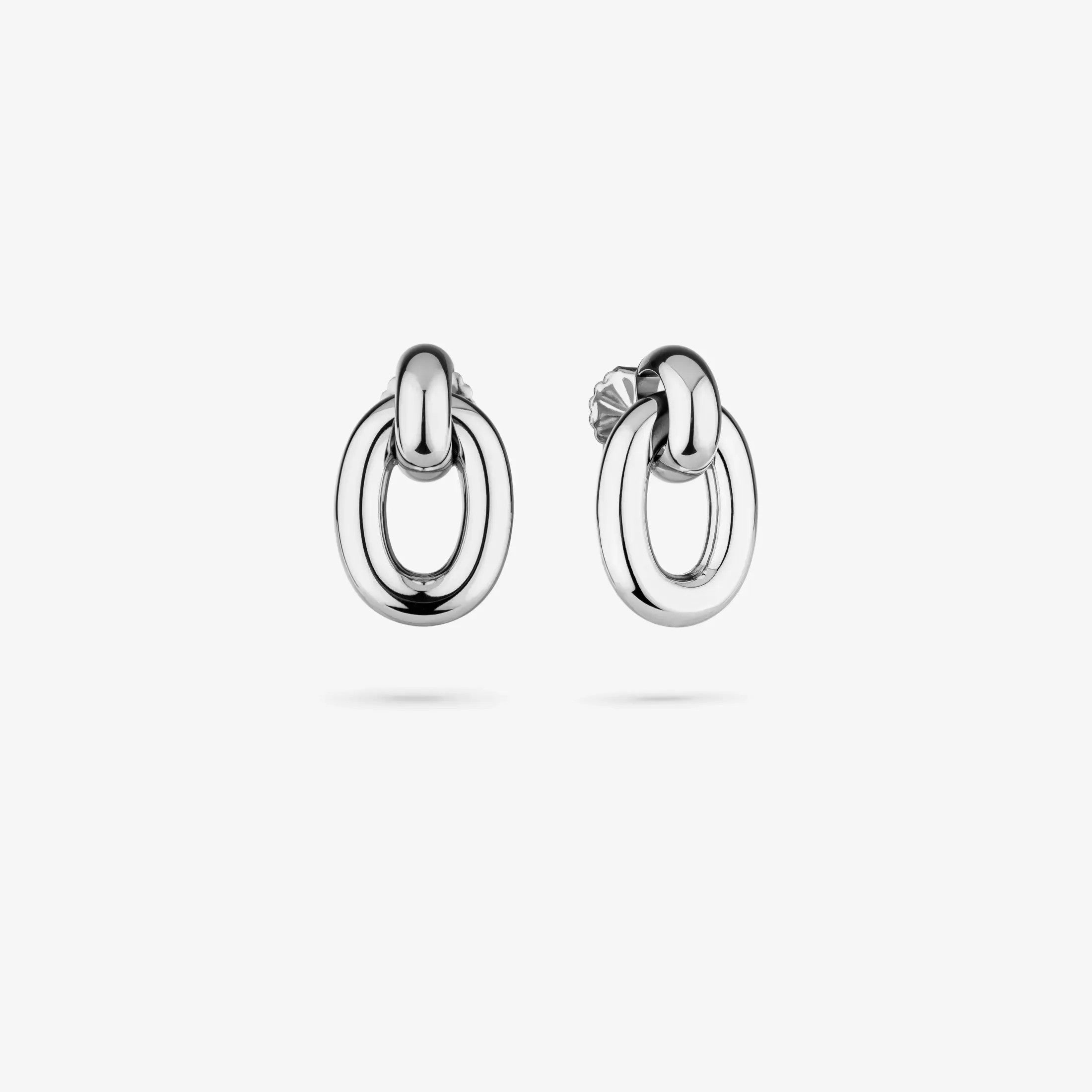 Brincos Radiant By jewels Mulher Knots Bold Prateados