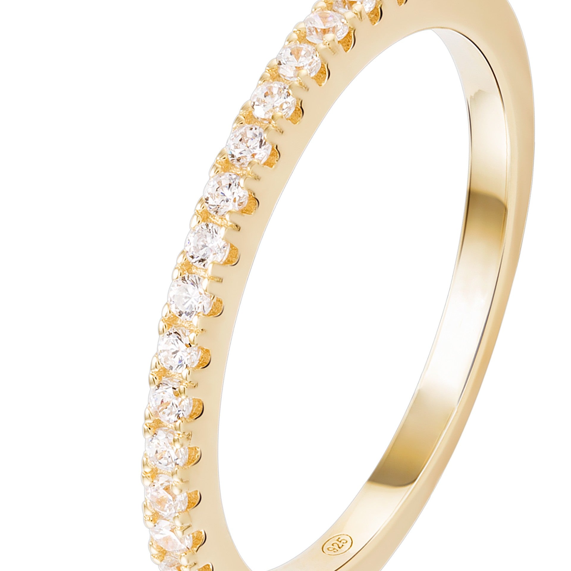 UNIKE CLASSY & CHIC SHINNY GOLD T12 RING