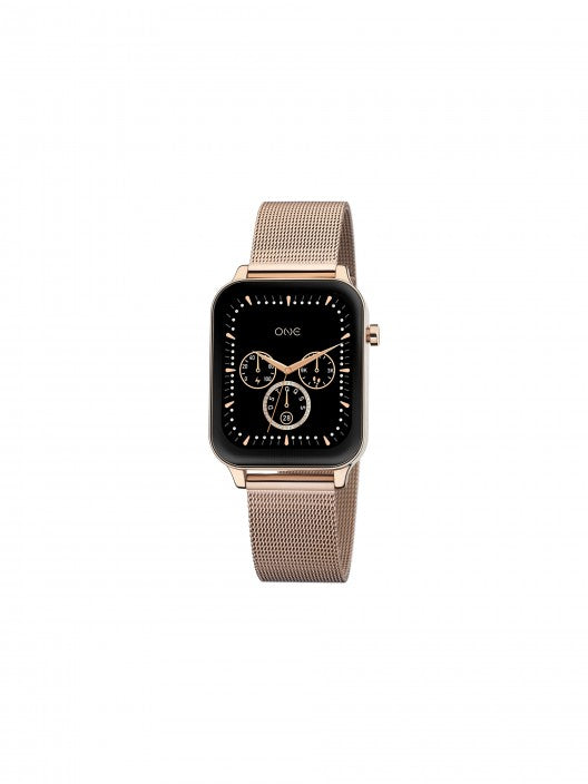 Smartwatch One MagicCall Rose Gold Mesh - Ana Joalheiros