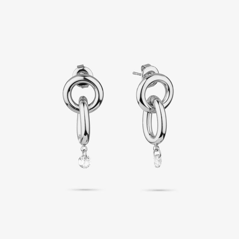 Brincos Mulher Zendaya Loop Prata - Ana Joalheiros