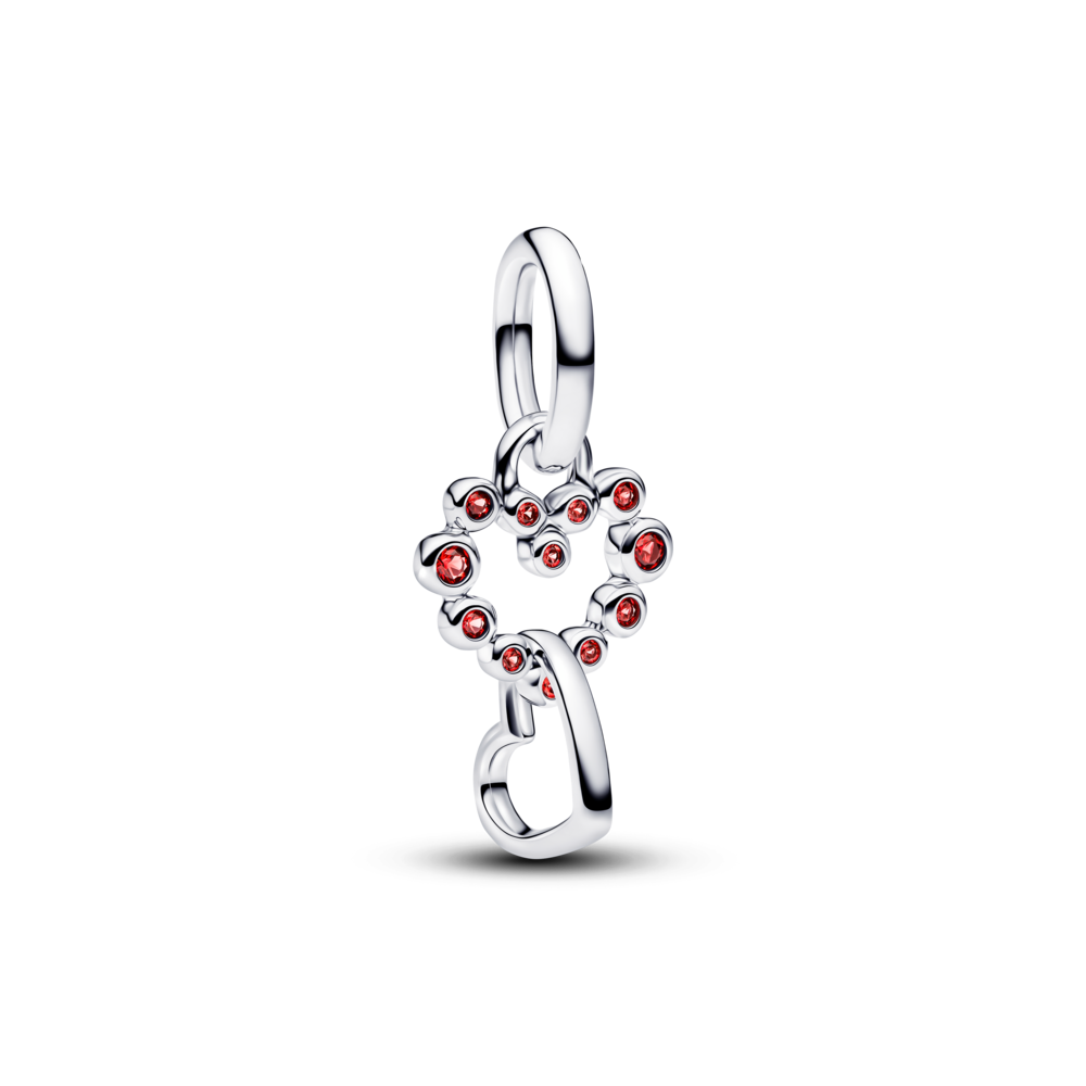 Charm Pandora Connected Hearts Sterling