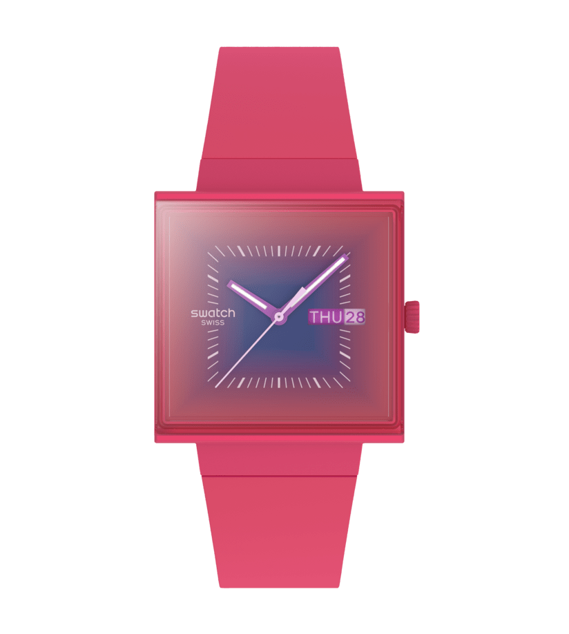 Relogio Swatch SQUARELY BERRY - Ana Joalheiros