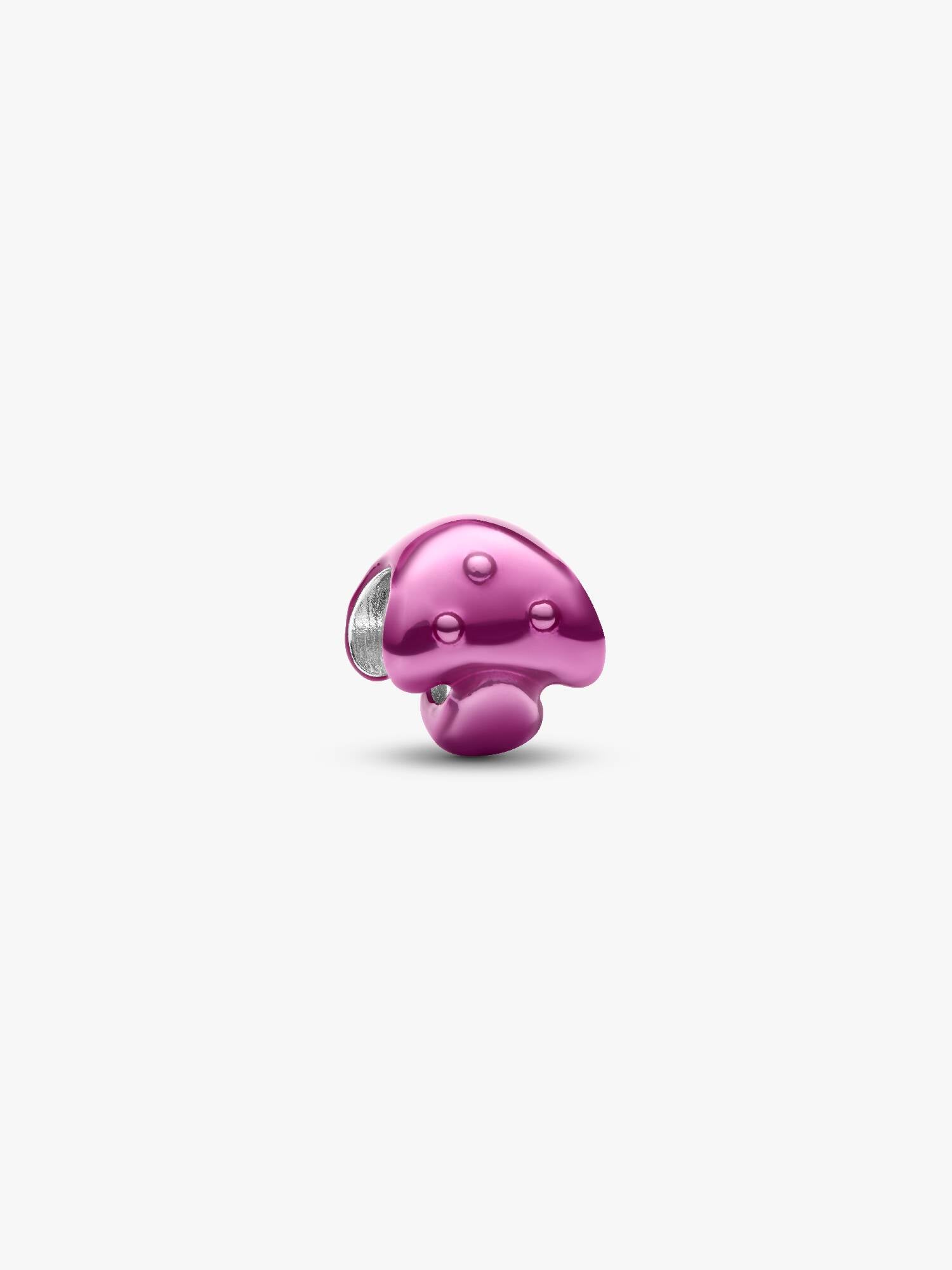 Mini Charm Pandora Mushroom Sterling Pink enamel