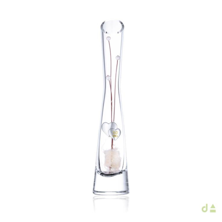 BIBLOS BILAMINADOS Solitario Coracao 50Anos- 29cm - Ana Joalheiros