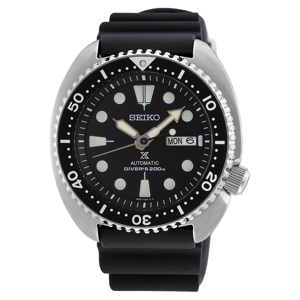 Relogio Seiko Prospex Diver`s Automático Turtle Negro - Ana Joalheiros