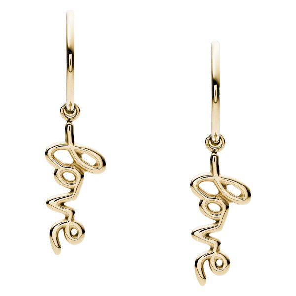 Brincos Fossil Love Hoop - Ana Joalheiros