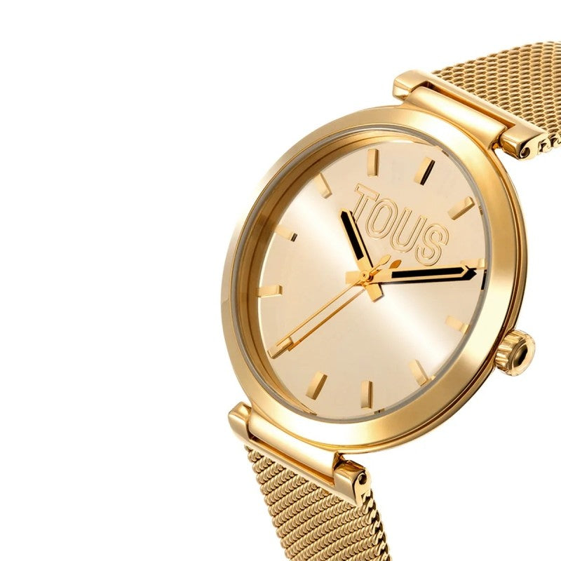 Tous S-Mesh Mirror Watch