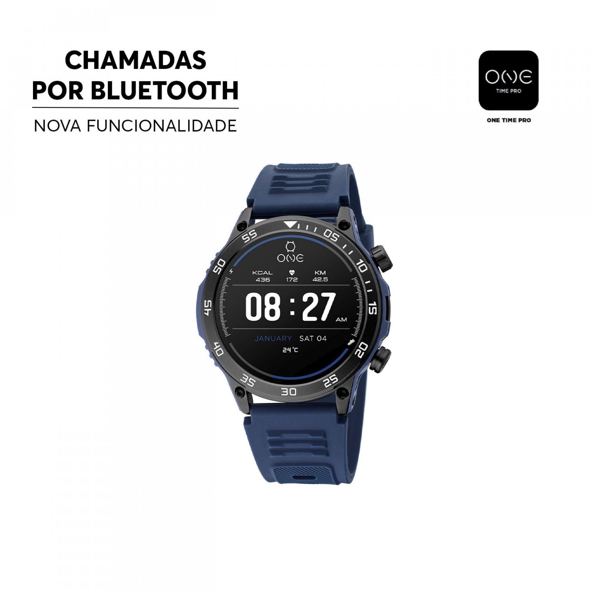 Smartwatch One Men SportyCall Blue - Ana Joalheiros