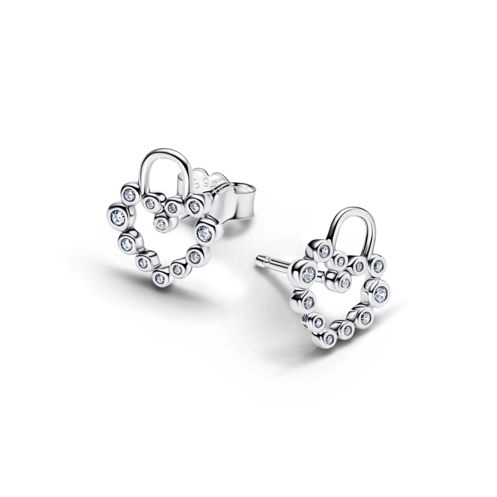 Brincos Pandora Heart Padlock