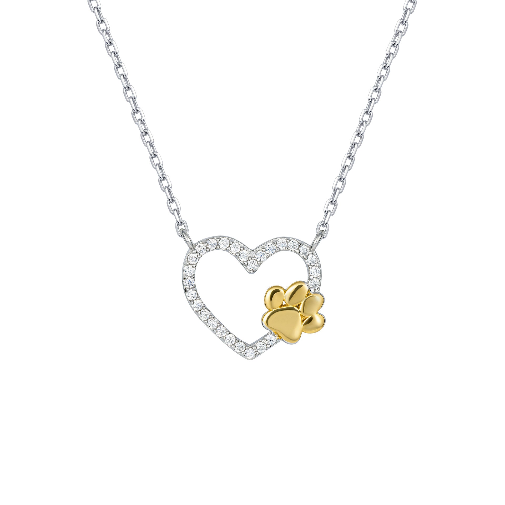 COLAR UNIKE PET HEART & PAW