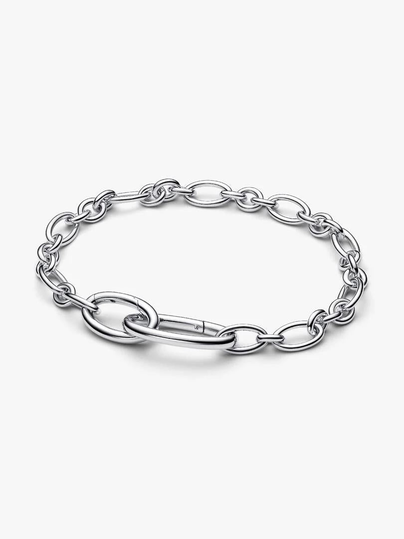 Pulseira Pandora Sterling Silver Corrente de Elos Ovais Ab