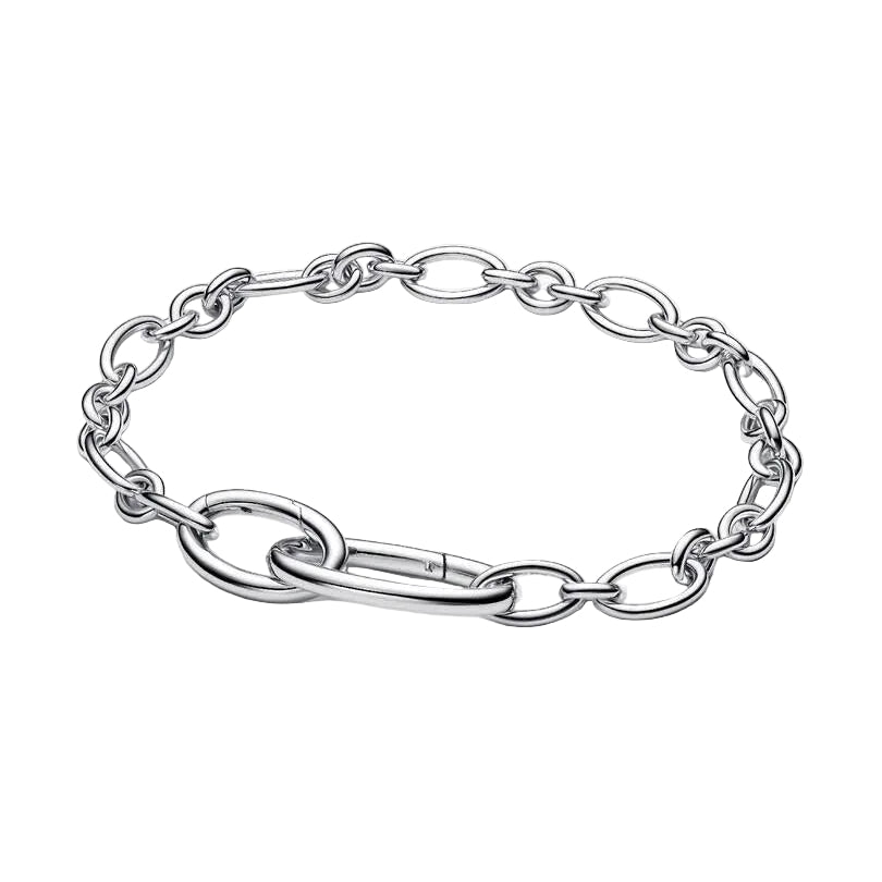 Pulseira Pandora Sterling Silver Corrente de Elos Ovais Ab