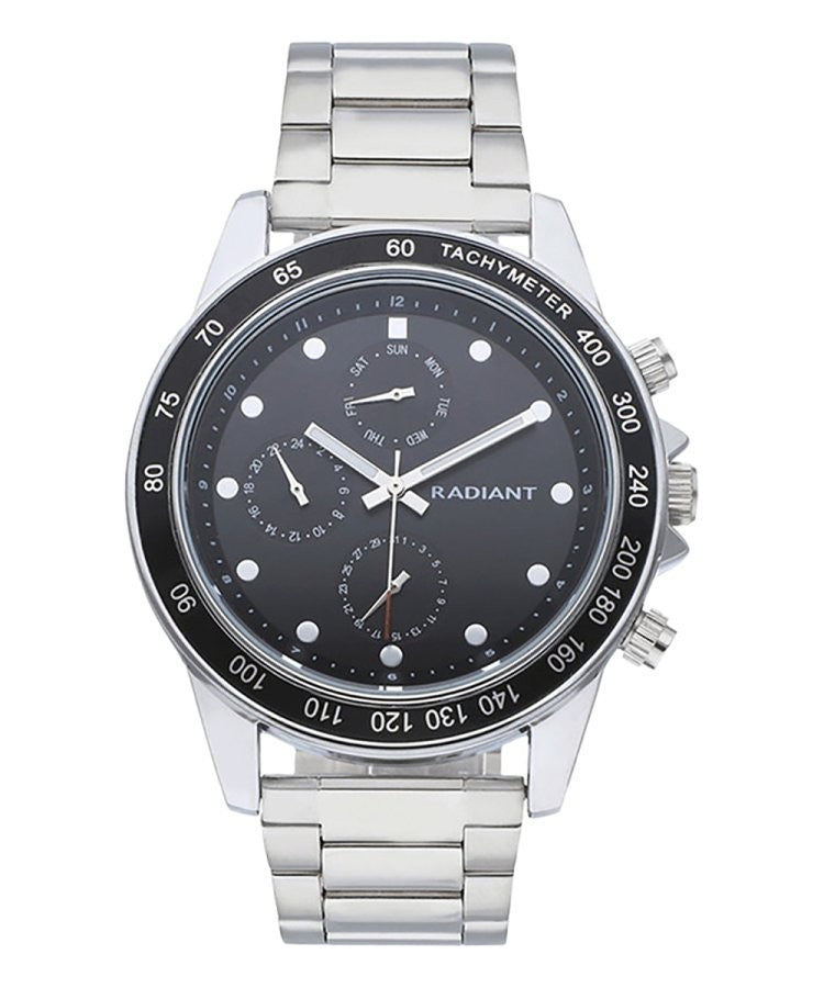 Relógio Radiant Homem Canárias Preto Prateado