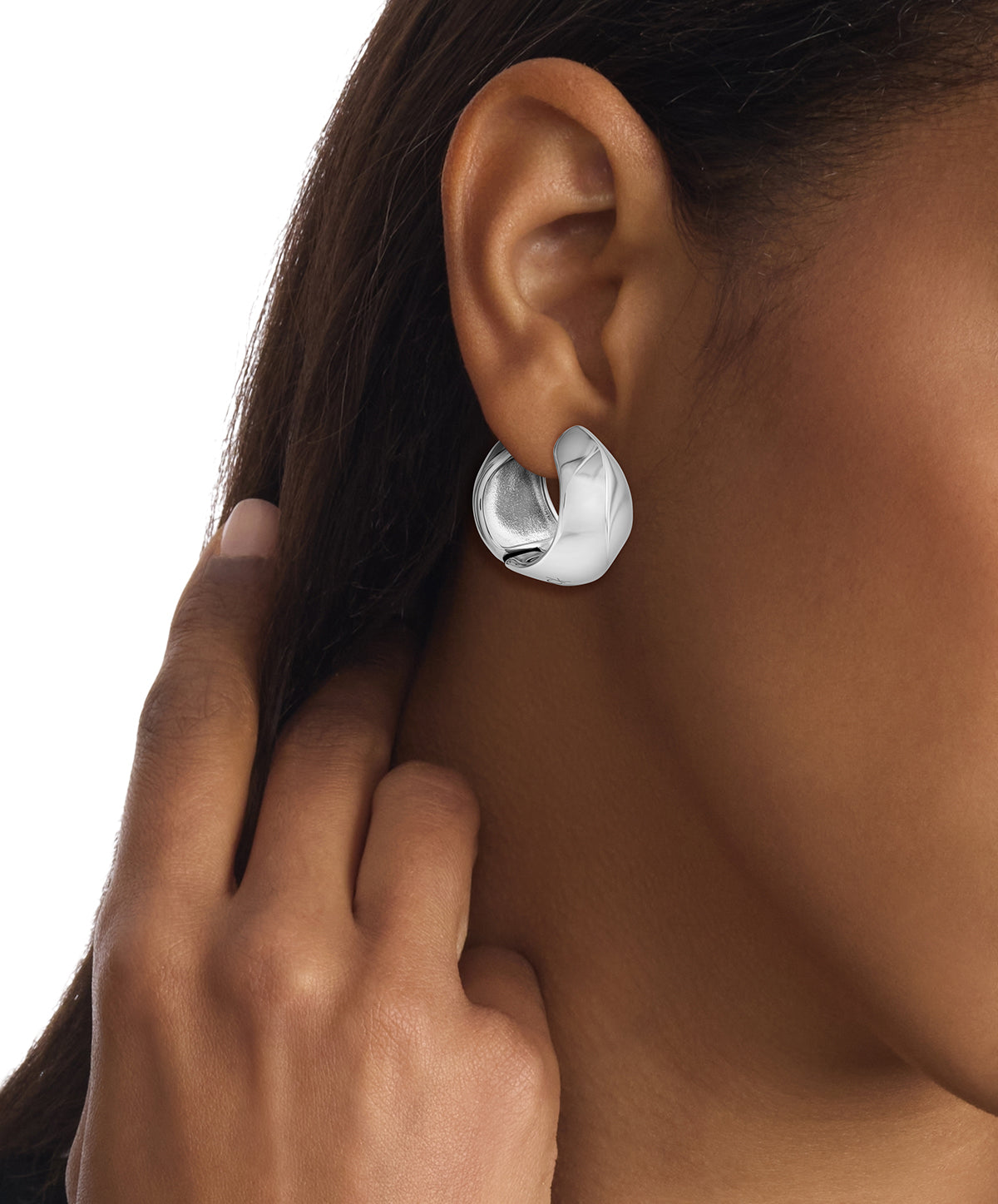 Brincos Calvin klein Sculpted