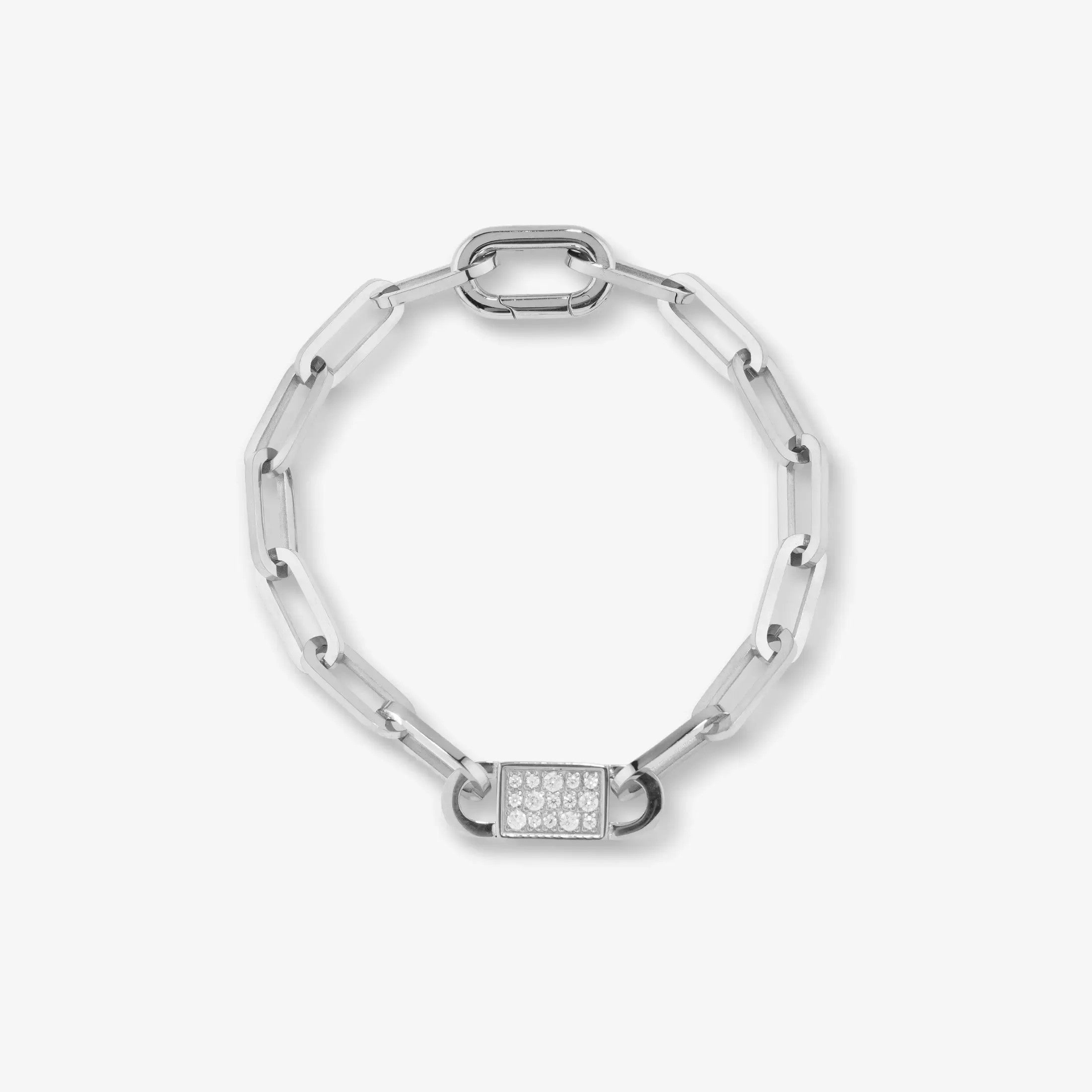 Pulseira Radiant By jewels Mulher Iced Prateada
