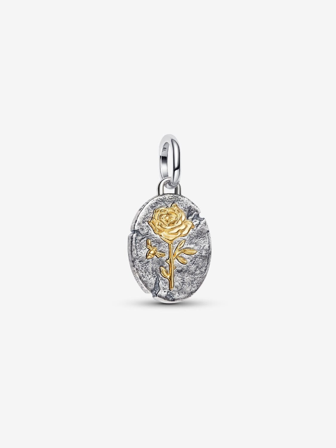Conta Pandora Medalhão Rosa
Prata, Revestimento de ouro 14k - Ana Joalheiros