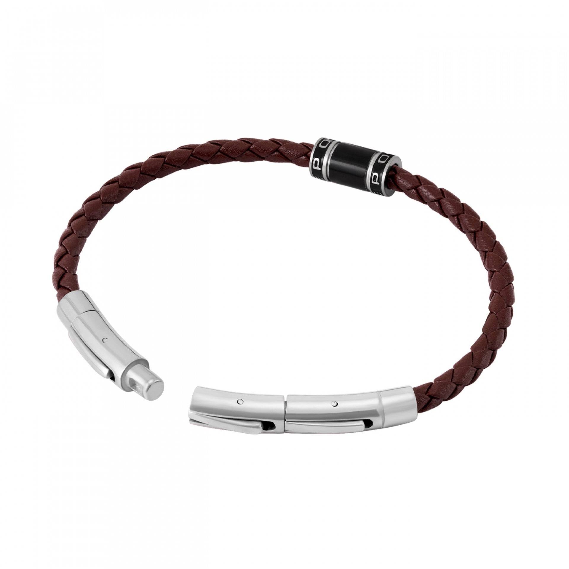 Pulseira Police Carbon Castanha