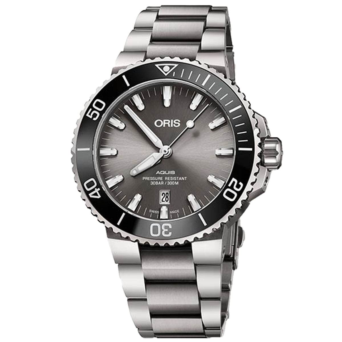 Relógio Oris AQUIS DATE TITANIUM CZ - Ana Joalheiros