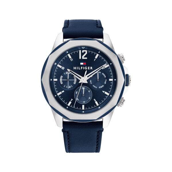 THW LARS SS/BLUE IP NAVY/NAVY LEATHER - Ana Joalheiros