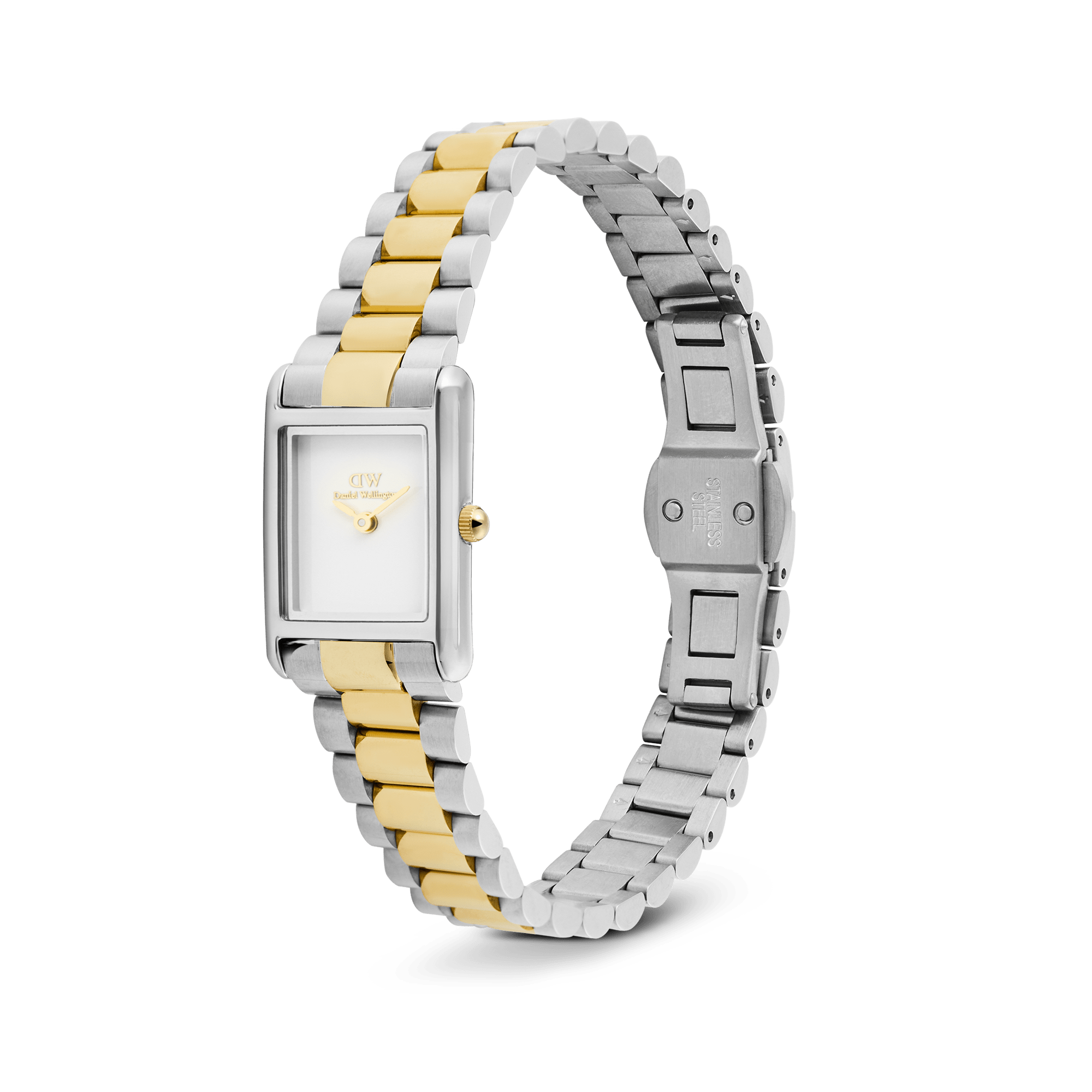 Relógio Daniel Wellington Bound Mini 3-Link Two Tone Gold