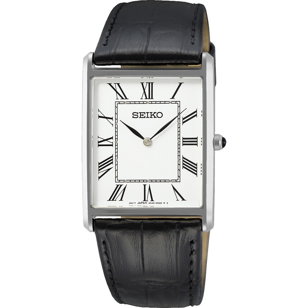 Seiko Neo Classic Men Num. Romana Prateado