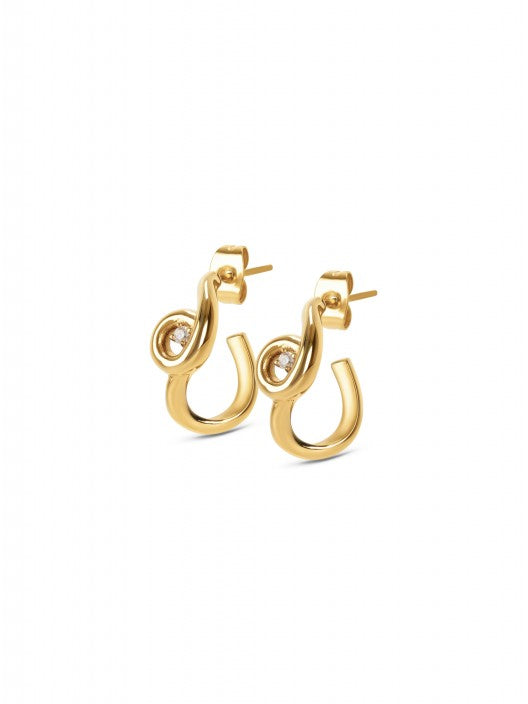 Brincos One InfinityTwisted Gold - Ana Joalheiros