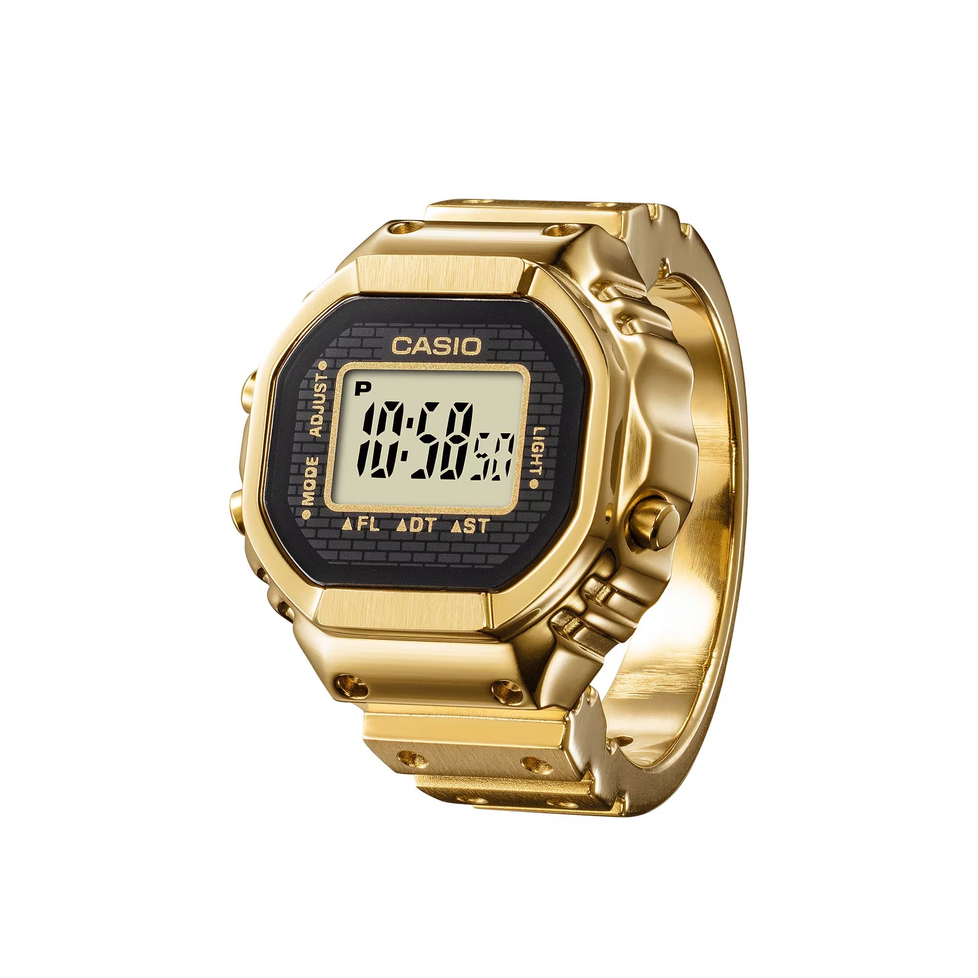 Anel Casio Dourado CRW-001G-9
