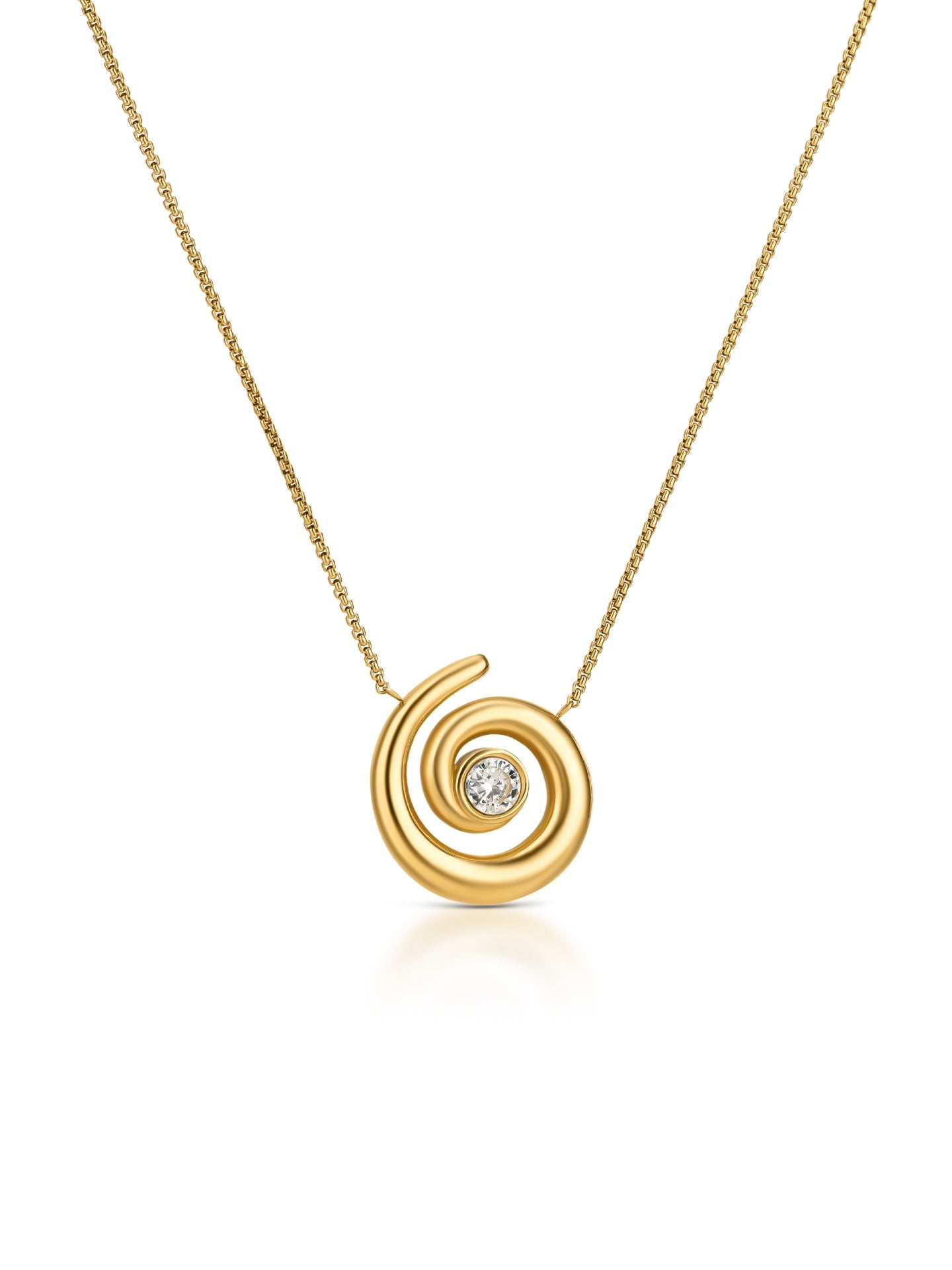 Colar One Senhora Chess Spiral Gold