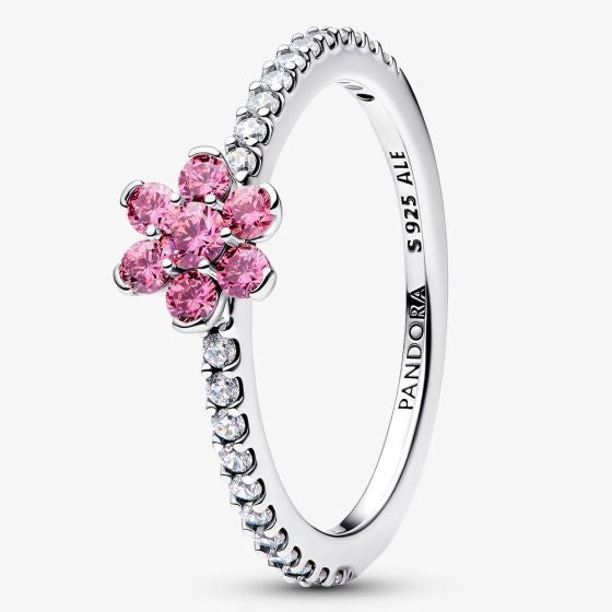 Anel Pandora Flor Rosa