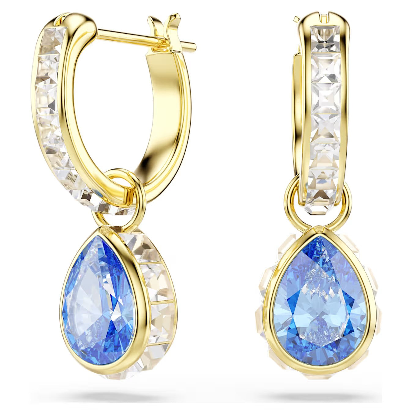 Brincos Swarovski Azuis