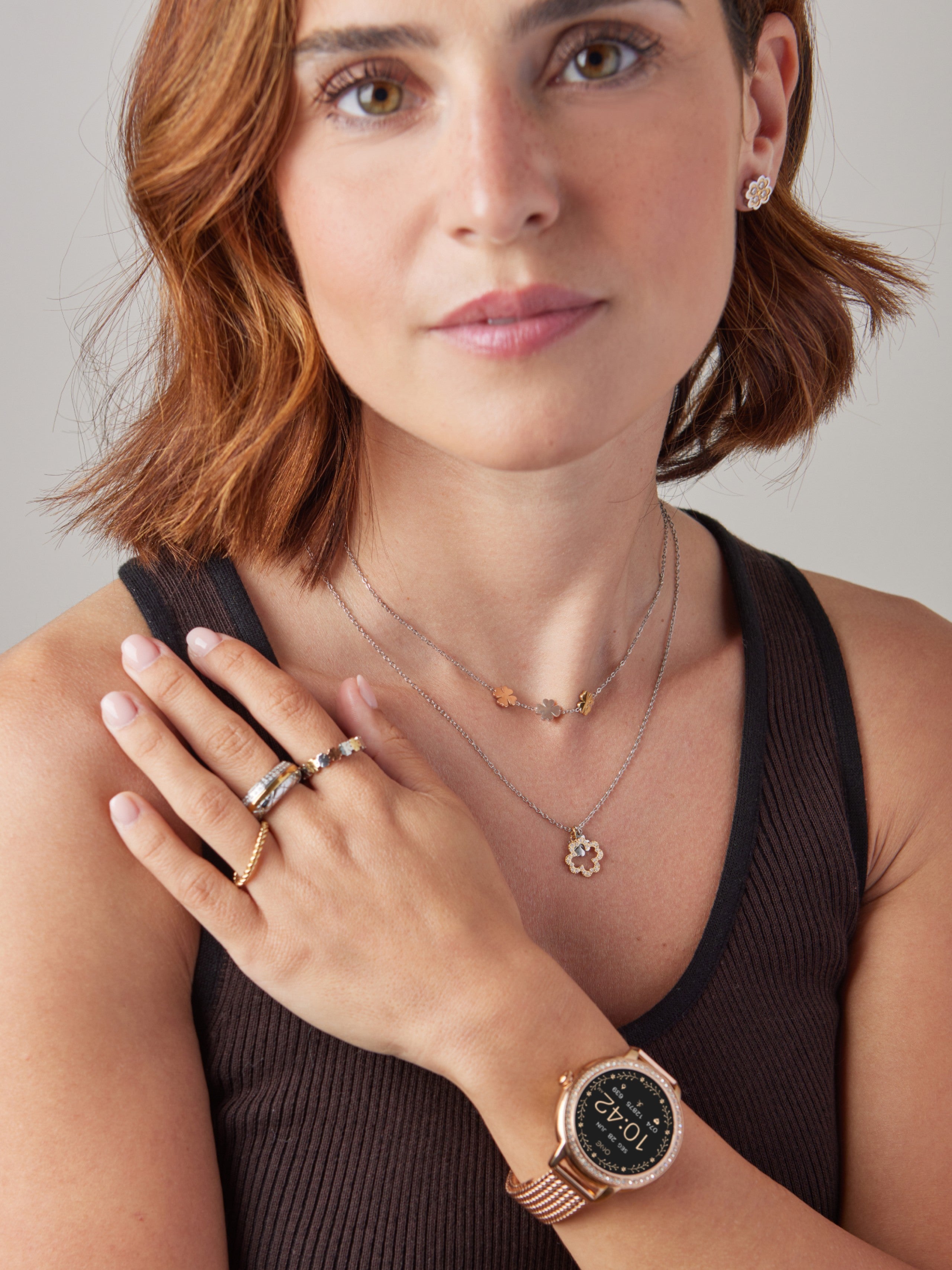 Smartwatch One QueenCall Silver Mesh