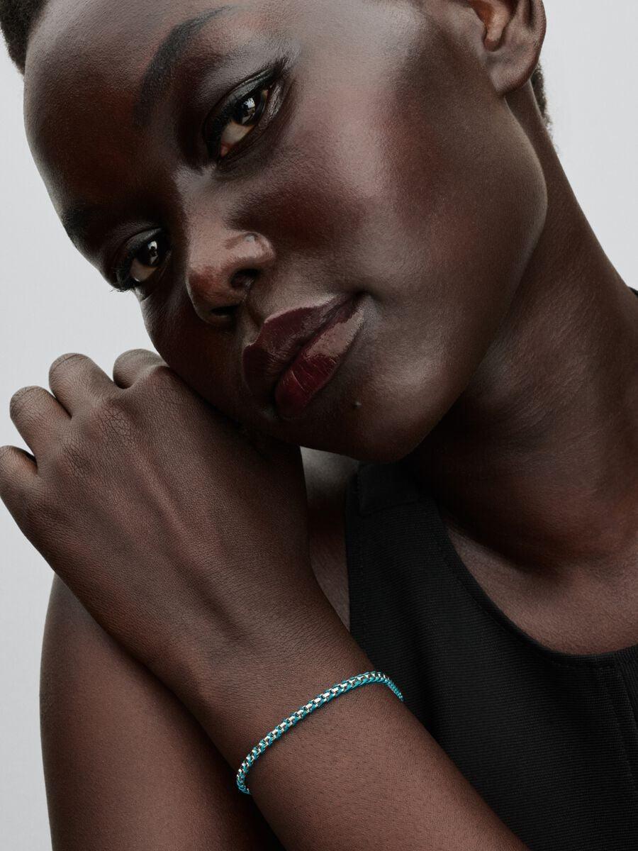 Pulseira Pandora Braided Sterling Box Chain - Ana Joalheiros