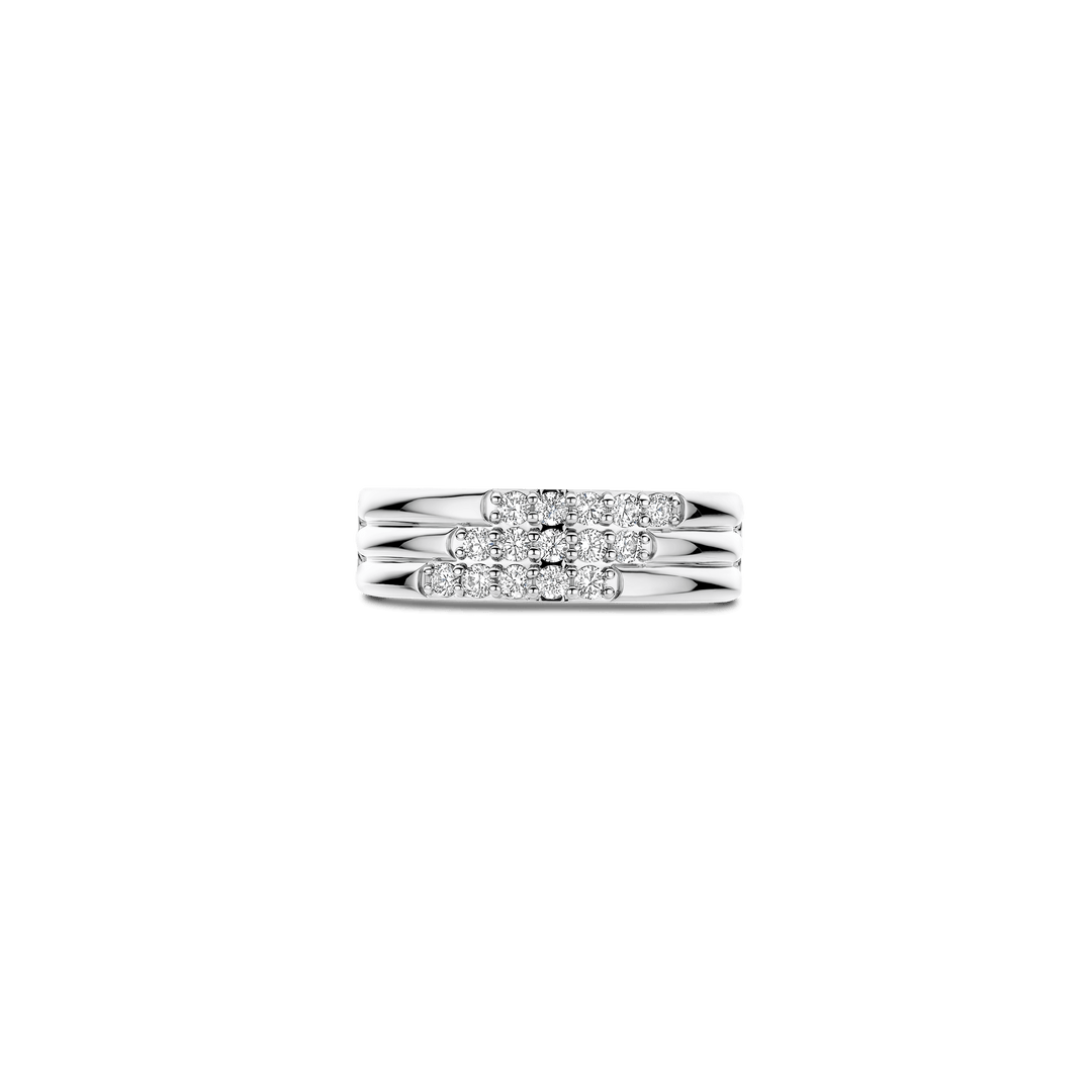 Anel Tisento Stardust Zirconia Layered