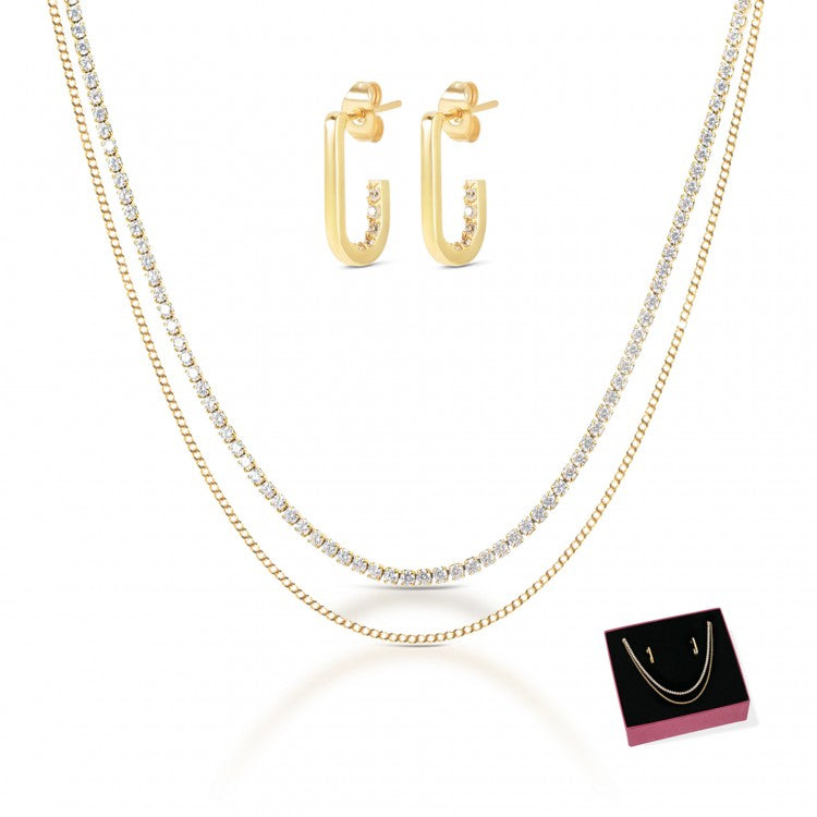 Set Colares & Brincos One Golden Treasures
